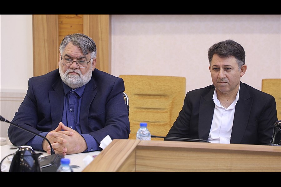 تودیع بهروز نهاوندی و معارفه زاهد فردوس پناه به عنوان مدیر سازمان همیاری ها و شهرداری های خوزستان