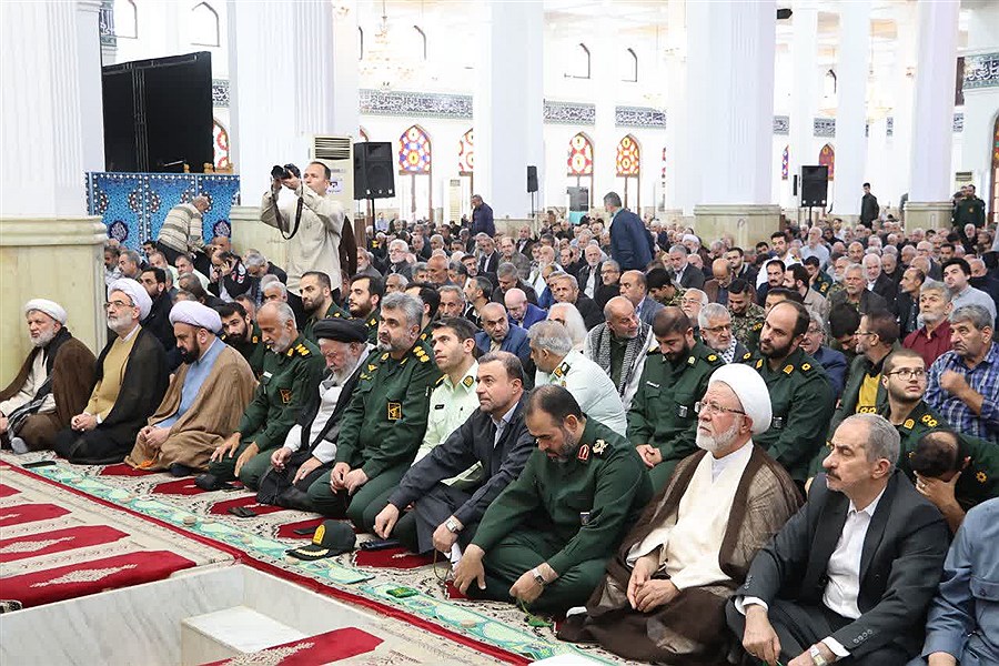 مراسم نخستین سالگرد شهادت سید الشهدای مقاومت شهید سید حسن نصرالله در رشت