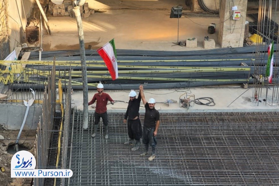 دست در دست هم کارگران ایرانی برای سازندگی کشور