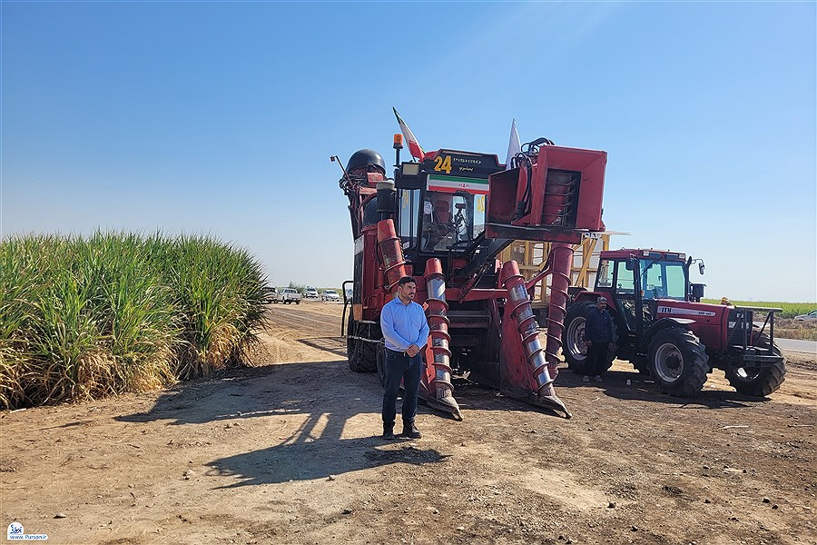 آغاز بزرگترین عملیات متمرکز برداشت محصول نیشکر در بخش کشاورزی کشور_ خوزستان