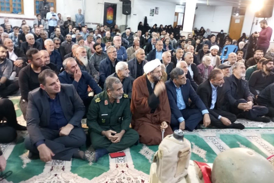 یادواره ۱۶۷ شهید والامقام دفاع مقدس و اولین ساگرد شهید گمنام در بندر کیاشهر 