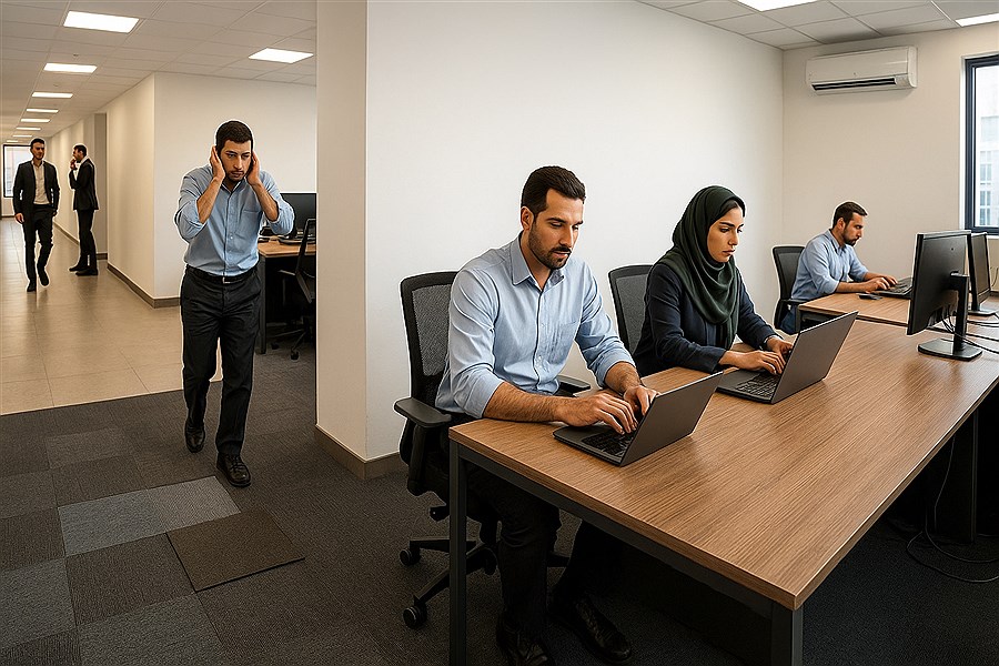 موکت تایل آکوستیک