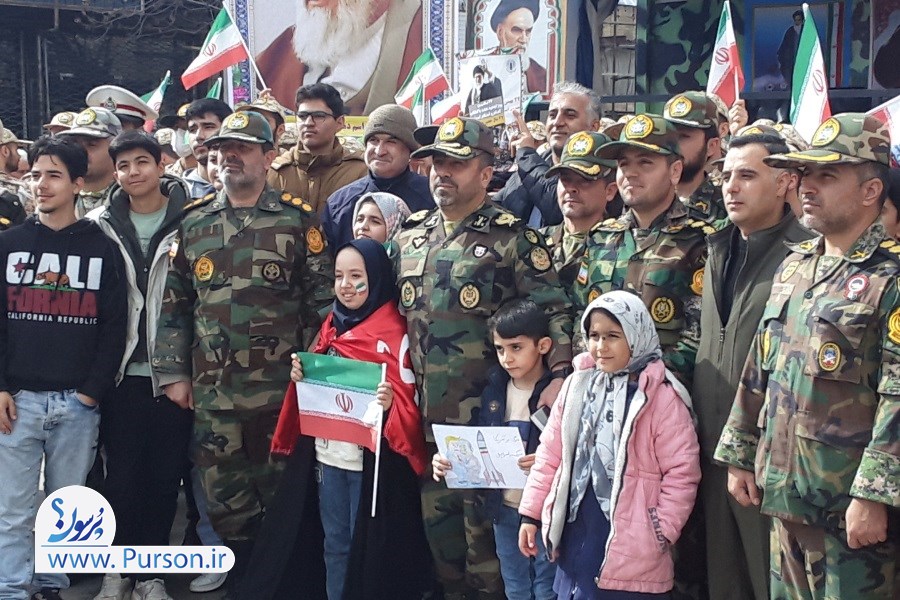 حضور با شکوه مردم جوان قلعه عجب شیر در ۲۲ بهمن ۴۸ سالگی انقلاب