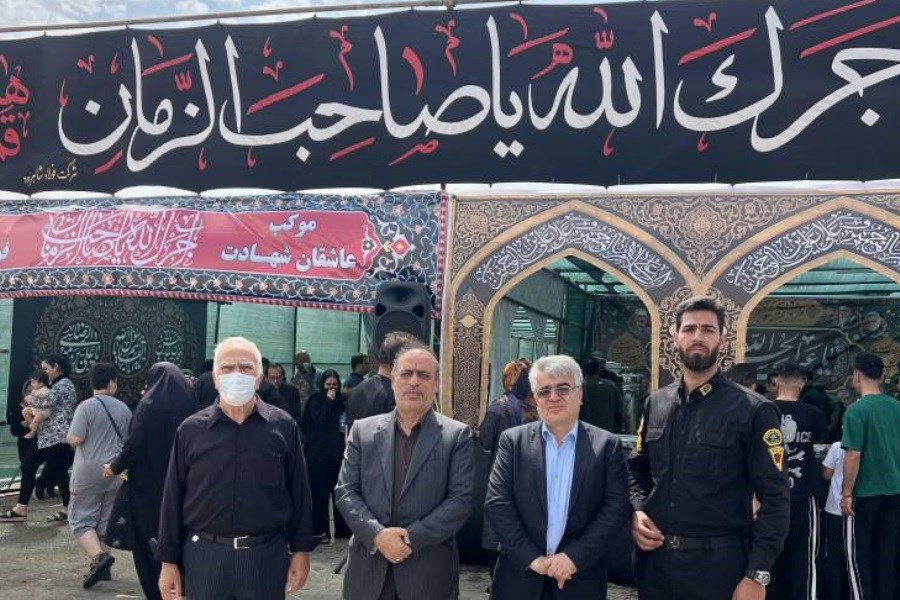 بازدید مسئولان شاهرود از موکب فولاد شاهرود