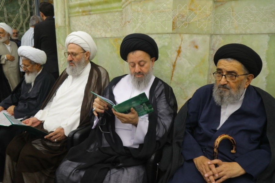 تصاویر مراسم دومین سالگرد ارتحال آیت‌الله محفوظی در مسجد اعظم قم
