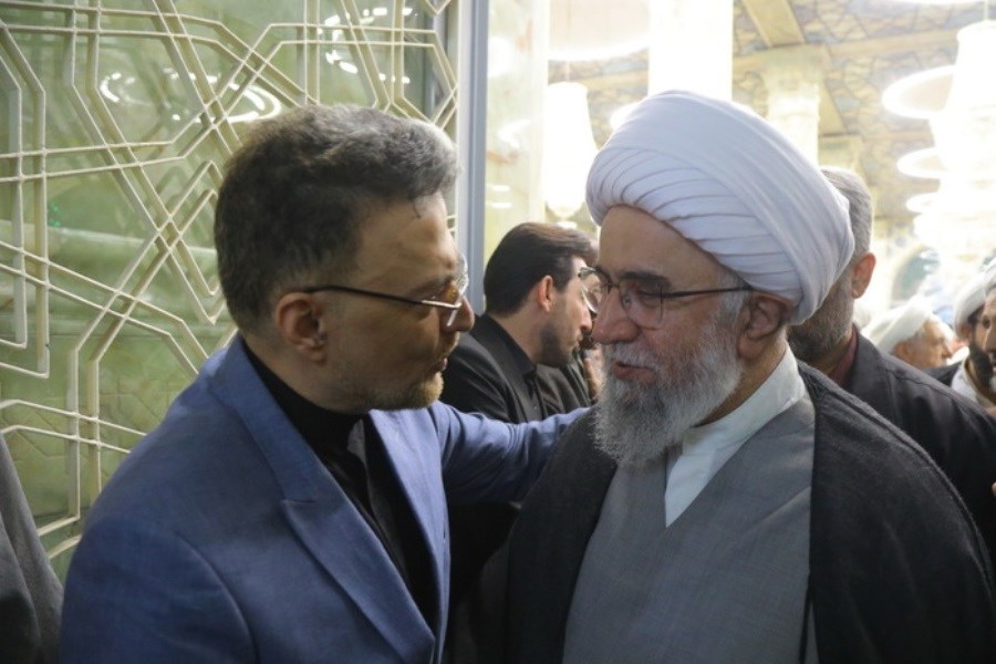 دومین سالگرد ارتحال آیت‌الله العظمی شیخ عباس محفوظی در مسجد اعظم قم