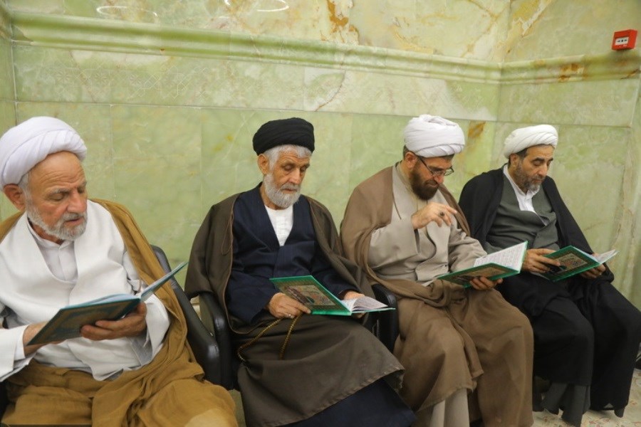 دومین سالگرد ارتحال آیت‌الله العظمی شیخ عباس محفوظی در مسجد اعظم قم