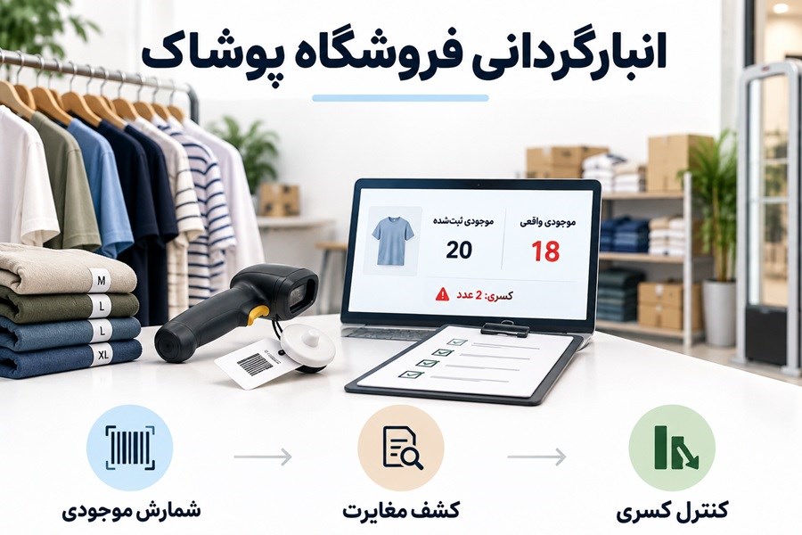 مهمترین دلایل کسری موجودی لباسفروشی