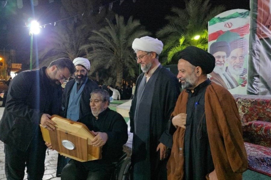  تقدیر از امید کوهی مدیر مجتمع پتاس در تجمعات شبانه